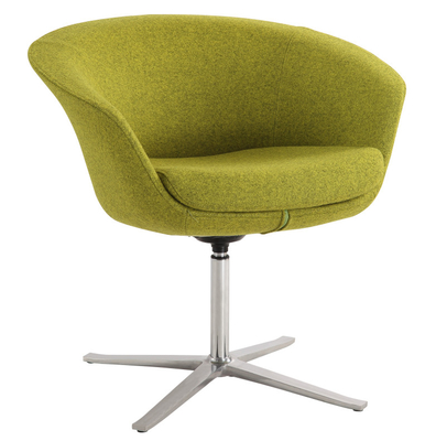 Contemporary Adjustable Modern Leisure Chair With Stainless Steel Base