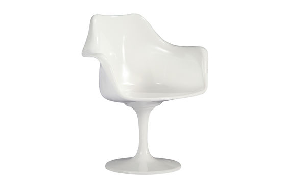 Fiberglass Restaurant Bar Stools , Tulip Restaurant Dining Room Chairs