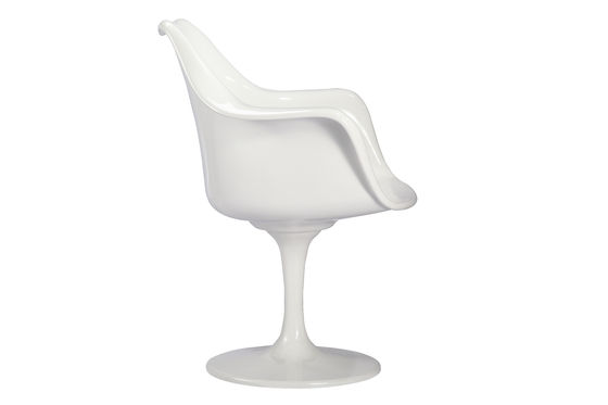Fiberglass Restaurant Bar Stools , Tulip Restaurant Dining Room Chairs