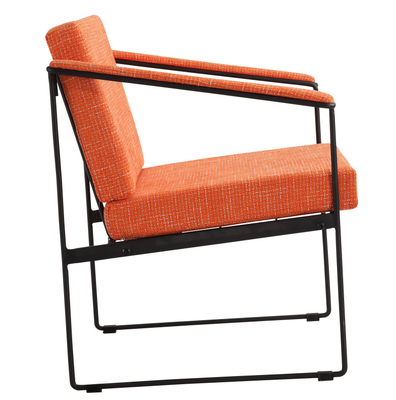 Living Room Modern Leisure Chair Fabric Upholstering Material High Stability