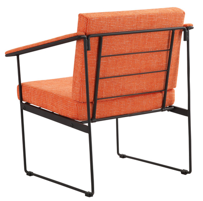 Living Room Modern Leisure Chair Fabric Upholstering Material High Stability