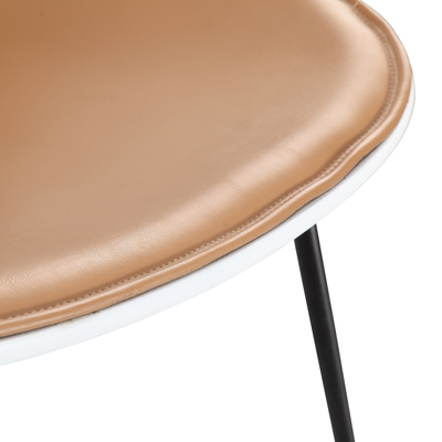 Living Room Furniture PU Upholstering Modern Reading Chair 68*77*66cm