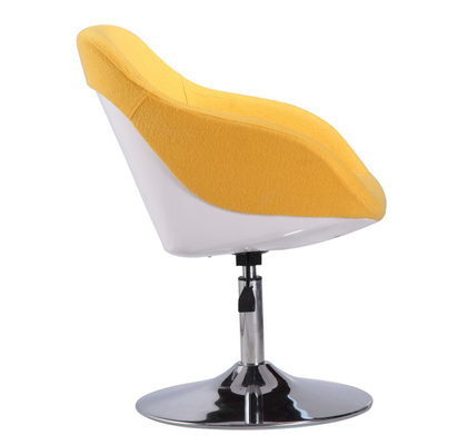 Kursi Kantor Fiberglass Shell / Kain Kursi Putar Tanpa Pelapis