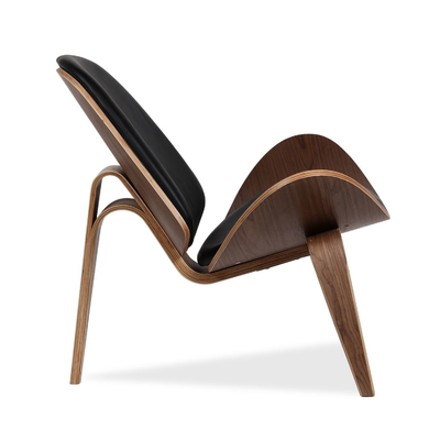 Kursi Makan Kulit Asli Hans Wegner Mid Century Furniture Modern